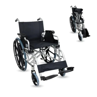 Afbeelding van Mobiclinic Opera Rolstoel Inklapbare armleuningen Aluminium Lichtgewicht