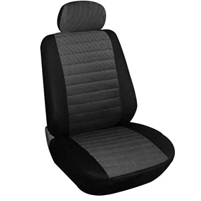 Afbeelding van WOLTU 1 x universele stoelhoes voor auto, voor, zwart/grijs 7231