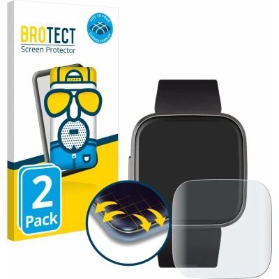 Afbeelding van BROTECT Screenprotector voor Fitbit Versa 2 Folie Beschermfolie matte volledig dekking (2 Stuks)