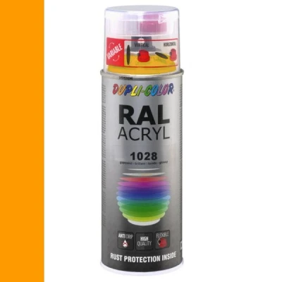 Afbeelding van Dupli Color Ral Acryl 1028 Meloen Geel Hoogglans 400 ml