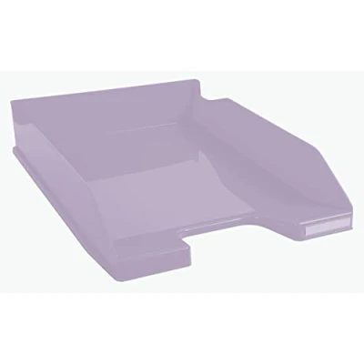 Afbeelding van Exacompta Art. Nr. 113264D Set van 6 COMBO MIDI brievenbakjes Afmetingen 34,6 x 25,5 6,5 cm voor documenten in DIN A4 + Kleur paars Aquarel