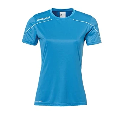Afbeelding van Uhlsport Stream 22 Shirt Korte Mouw Dames Cyaan / Wit Maat: XXL