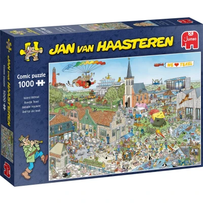 Afbeelding van Jan Van Haasteren Puzzel Rondje Texel 1000 stukjes