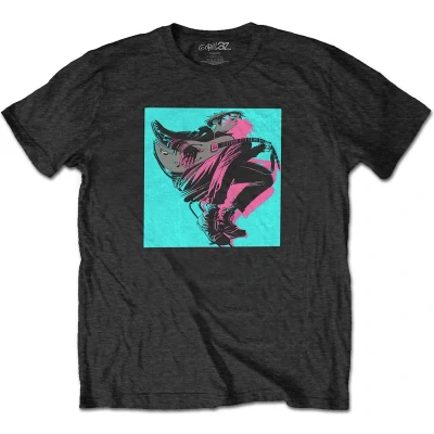Afbeelding van Gorillaz Now Logo Heren T shirt L Zwart