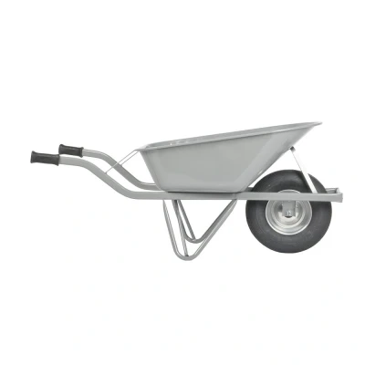 Afbeelding van Kruiwagen, 80 Liter, M 092 L4 Gst Velg Rubber Grepen, 1.0Mm Bak En Slofjes