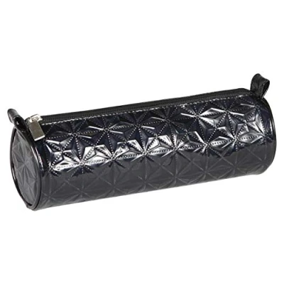 Afbeelding van Clairefontaine 420025C groot etui, groot, zwart., ø7x22 cm, ronde etui