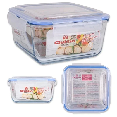 Afbeelding van Lunchbox Quttin Glas Met deksel Hermetisch