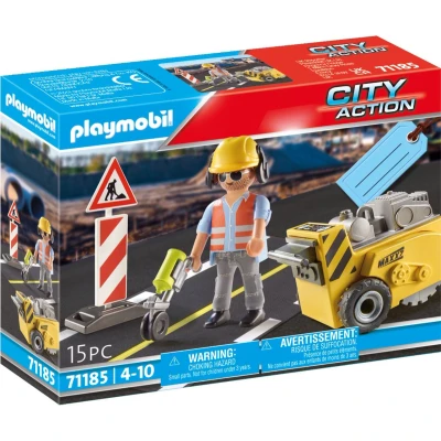Afbeelding van Playmobile Playmobil Gift Sets Bouwvakker met randensnijder