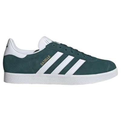 Afbeelding van adidas Originals Gazelle Unisex Sneakers laag, Maat: 42 2/3, Mystery green/footwear white/gold metallic Leer/ synthetisch