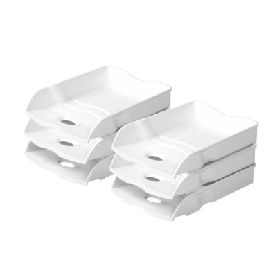 Afbeelding van HAN brievenbak Re LOOP A4/C4 stapel en nestbaar wit 100% gerecycled HA 10298 912