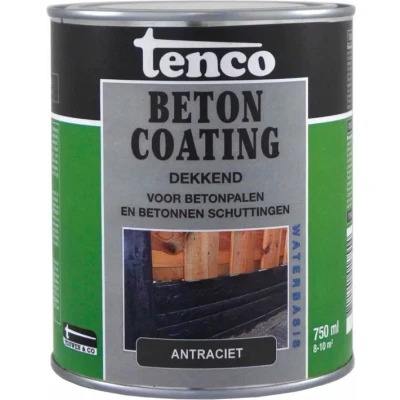 Afbeelding van Betoncoat Dek Antraciet 0,75L tenco