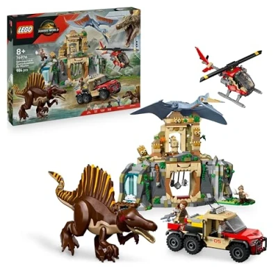 Image de LEGO® Jurassic World 76976 Mission aérienne avec le spinosaure et quetzalcoatlus