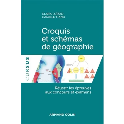 Image de Croquis et schémas de géographie Réussir les épreuves aux concours examens