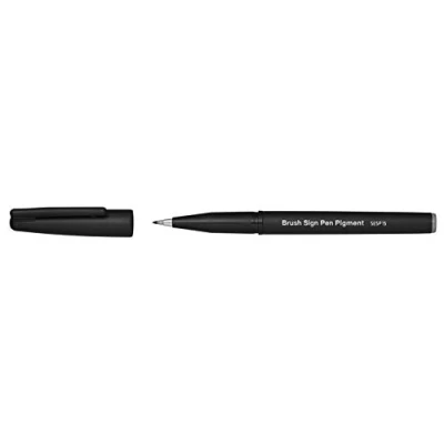 Afbeelding van Brushpen Pentel Sign SESP15 NX Grijs