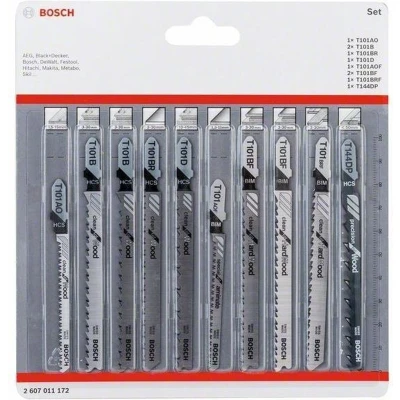 Afbeelding van Bosch Accessories 2607011172 Decoupeerzaagbladenset Clean Precision, 10 delig stuk(s)