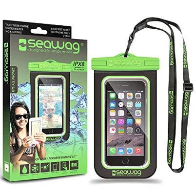 Image de Coque étanche Seawag Noir et Vert pour smartphone