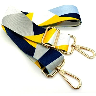 Afbeelding van Vervangende schouderriem, verstelbare tas, handtasriem, vervanging, universele reserveband met gouden gesp voor dames, handtas, schoudertas, accessoires, 02