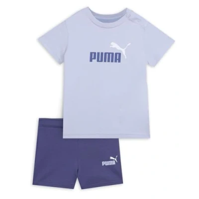 Afbeelding van Minicats Essentials Set met T shirt en short, Maat 3 4Y PUMA