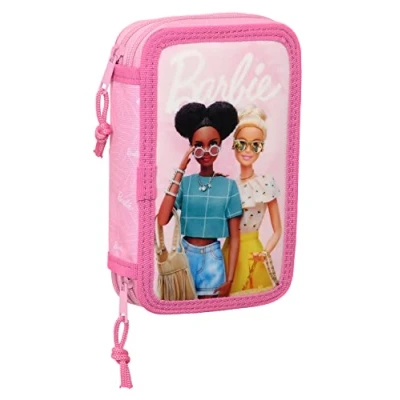 Afbeelding van Barbie Gevuld etui, Girl 28 stuks 19,5 x 12,5 4 cm Polyester