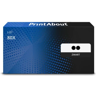 Afbeelding van Huismerk HP 80X (CF280XD) Toner Zwart Voordeelbundel 2 pack Hoge capaciteit