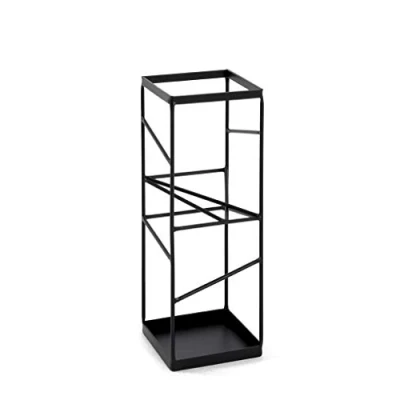Afbeelding van HAKU Möbel parapluhouder zwart, metaal Afmeting: L 17 cm x H 49 D cm, Stijl: Modern