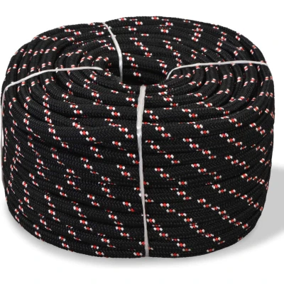 Afbeelding van vidaXL Boot touw 6 mm 500 m polypropyleen zwart