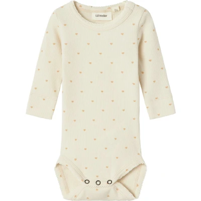 Afbeelding van Lil&#039; Atelier Strampler Body voor kinderen, Maat: 80, Turtledove
