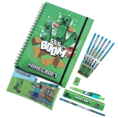 Afbeelding van Minecraft A4 schrijfwarenset, Meerkleurig, Eén maat