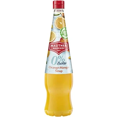 Afbeelding van Mautner Markhof sinaasappelsiroop mango 0% suiker