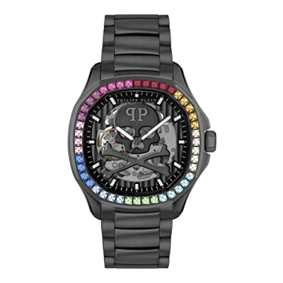 Afbeelding van Philipp Plein $keleton $pectre PWRAA0823 Horloge Staal Zwart Ø 42 mm