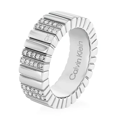 Afbeelding van Calvin Klein Ring, Dames, Maat: 56, Silver coloured