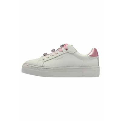 Afbeelding van Tamaris Sneakers laag, Dames, Maat: 38, White pink Hoogwaardig imitatieleer