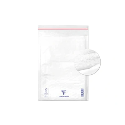 Afbeelding van Clairefontaine 7344C 10 witte bubbelfolies, 18 x 26 cm, 90 g