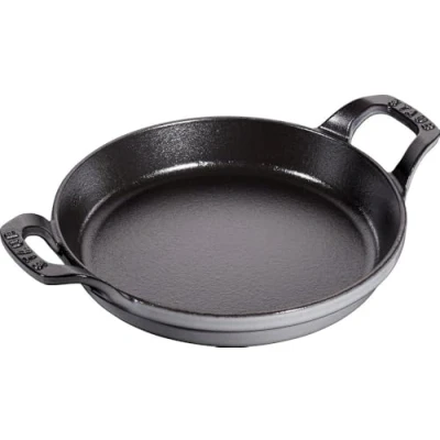Afbeelding van STAUB Stapelbare gietijzeren schaal, rond, Ø 20 cm, 0,75 l, grafietgrijs