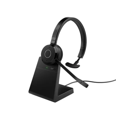 Image de Jabra Evolve 65 TE Mono Micro casque sur oreille Bluetooth sans fil USB A via adaptateur isolation acoustique Certifié pour Microsoft Teams