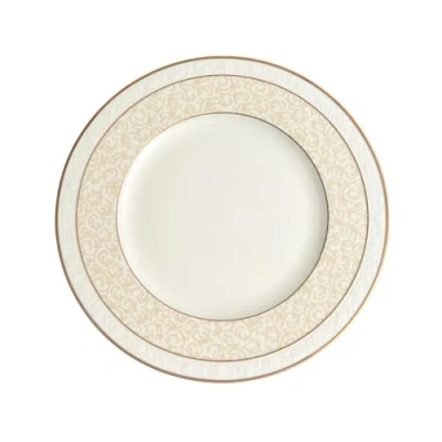 Afbeelding van Villeroy &amp; Boch 1043902630 Rond Porselein Geelkoper, Wit bord