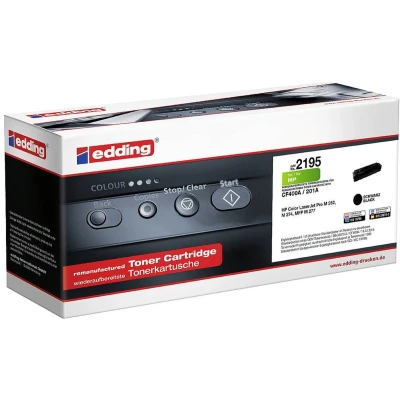 Afbeelding van Edding Toner vervangt HP 201A (CF400A) Compatibel Zwart 1500 bladzijden EDD 2195 18