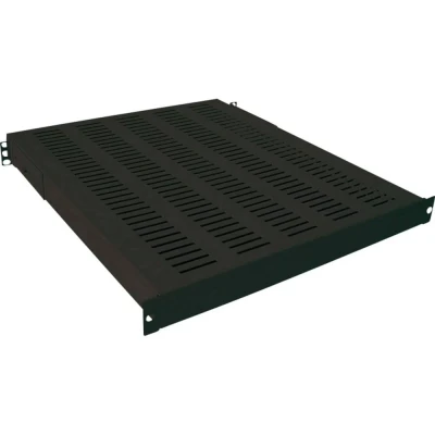 Afbeelding van LogiLink SF1H65B 19 inch Apparaatbodem voor patchkast 1 HE Vast inbouw Geschikt kastdiepte: 800 mm Zwart