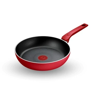 Image de TEFAL Poele 24 cm, Induction, Revetement antiadhésif, Forme profonde, Poignée ergonomique, Fabriqué en France, Daily Expert