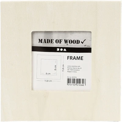 Afbeelding van Creotime Houten Fotolijst Met Standaard 15,8 X Cm