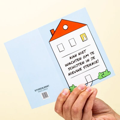 Afbeelding van Wenskaart Nieuwe Stekkie Standaard (A6 Formaat)