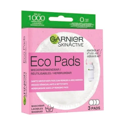Afbeelding van 1+1 gratis: Garnier SkinActive Eco Pads Herbruikbare Wattenschijfjes 3 stuks