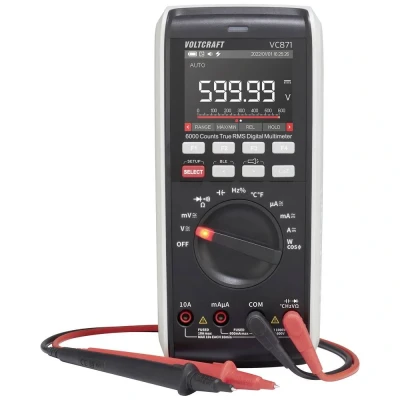 Afbeelding van VOLTCRAFT VC871 Multimeter Kalibratie (ISO) Digitaal Datalogger CAT III 1000 V, IV 600 V Weergave (counts): 60000