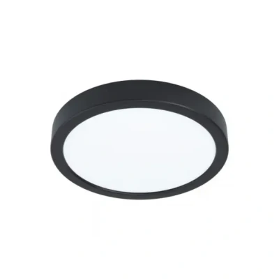 Afbeelding van EGLO LED plafondlamp Fueva 5, Ø 21 cm, 1 lichtpunt, opbouwlamp, dimbaar, moderne van staal en een kunststof lichtoppervlak in zwart, wit, warmwit