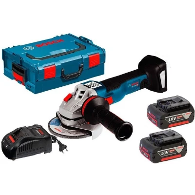 Afbeelding van GWS 18V 10 accu Haakse Slijper 150 mm Set 2x 5,0 Ah + Lader in L Boxx op=op