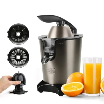Afbeelding van Elektrische juicer Black &amp; Decker BXCJ350E 350 W