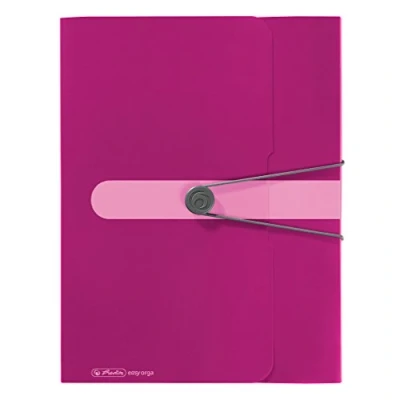 Afbeelding van Herlitz 11216397 map Polypropyleen (PP) Bordeaux rood A4