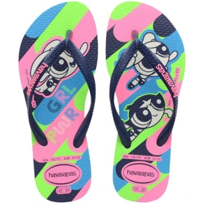 Afbeelding van Havaianas Powerpuff Girls Teensandalen voor kinderen, Maat: 25 26, White Kunststof
