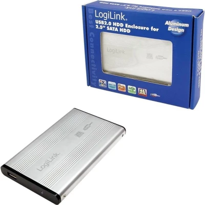 Afbeelding van LogiLink UA0041A behuizing voor opslagstations 2.5&#039;&#039; Zilver