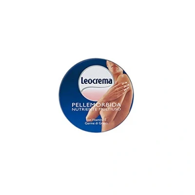 Afbeelding van Leocrema Vochtinbrengende crème voor gezicht en lichaam, verrijkt met vitamine E tarwekiemen, 150 ml, 3 stuks